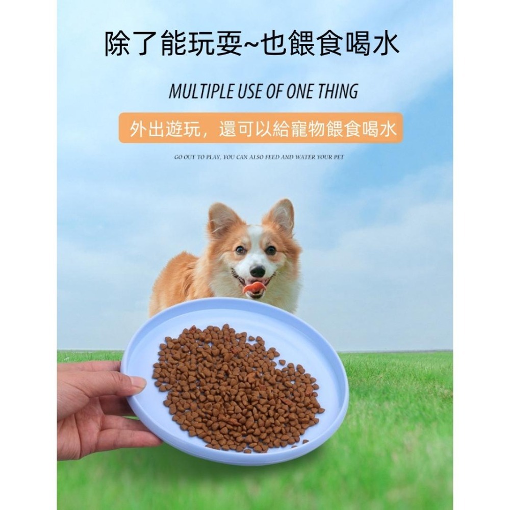 🐶台灣24H出貨🐶 寵物軟飛盤 狗玩具 寵物玩具 狗飛盤 飛盤 寵物互動 寵物飛盤 塑膠飛盤 狗狗玩具 舒壓 耐咬 互動-細節圖5