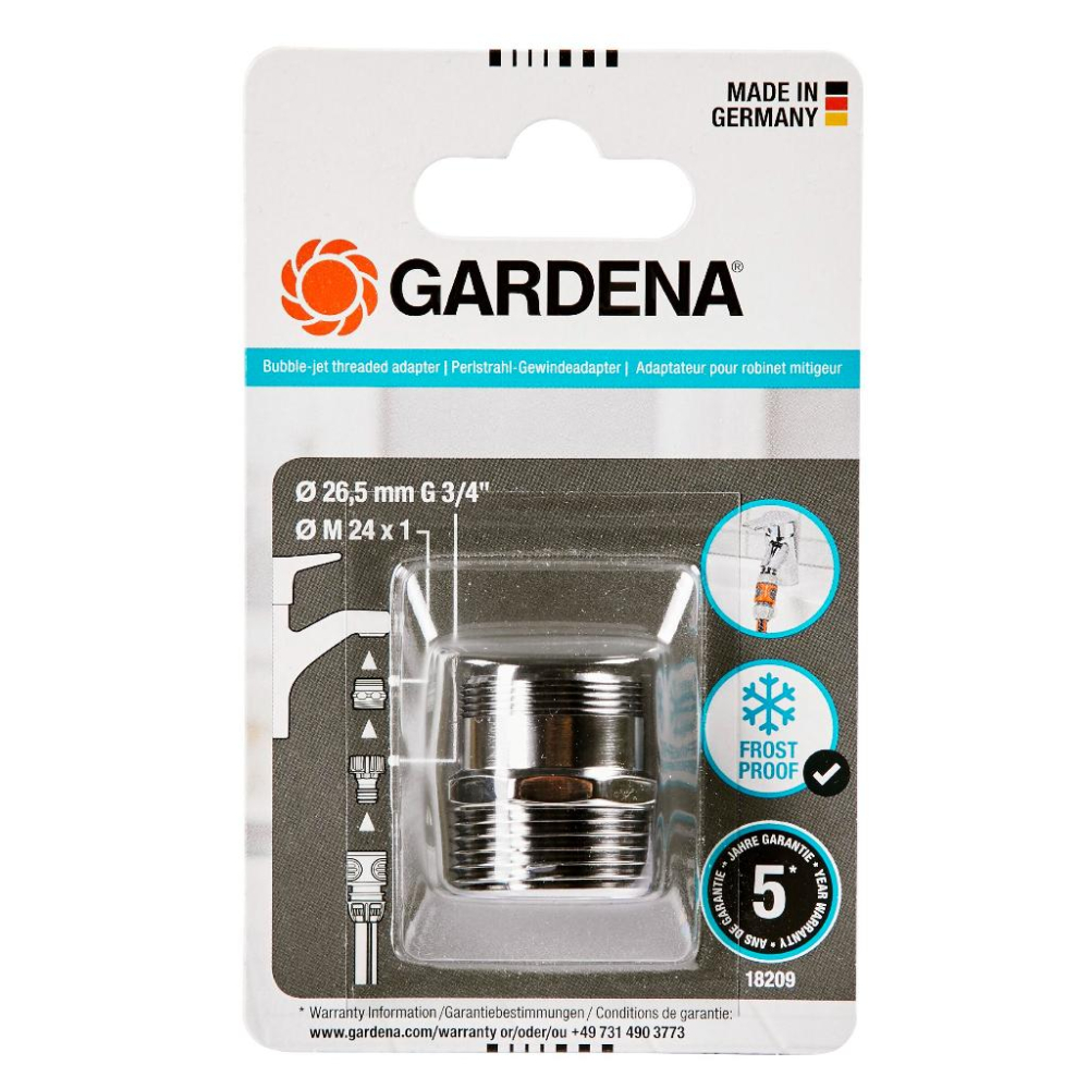 【GARDENA】水龍頭外螺紋接頭 24-26.5mm 18209-細節圖2