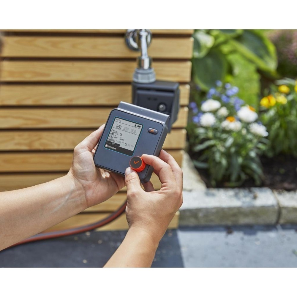 【GARDENA】功能型控水定時器Select 1891細管套組 “計時器 自動澆水灌溉 大螢幕套組  德國製造-細節圖8