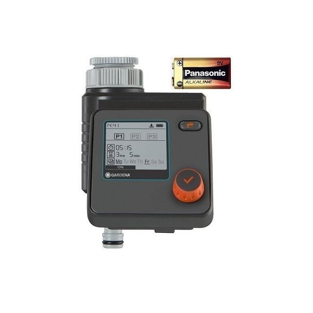 【GARDENA】功能型控水定時器Select 1891粗管套組 “計時器 自動澆水灌溉 大螢幕套組  德國製造-細節圖2