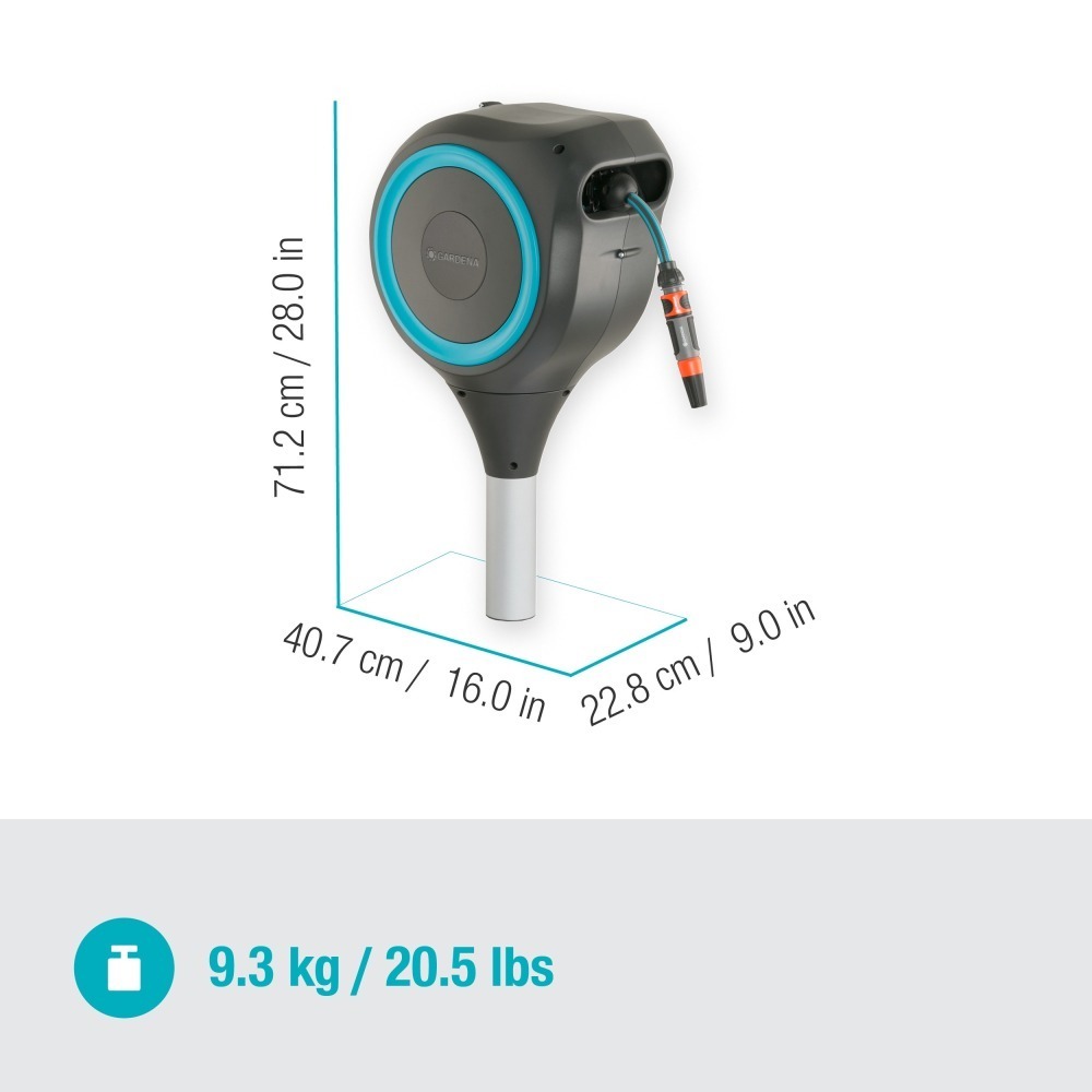 【GARDENA】 WHB 立式自動收取水管組20M 18614-細節圖4