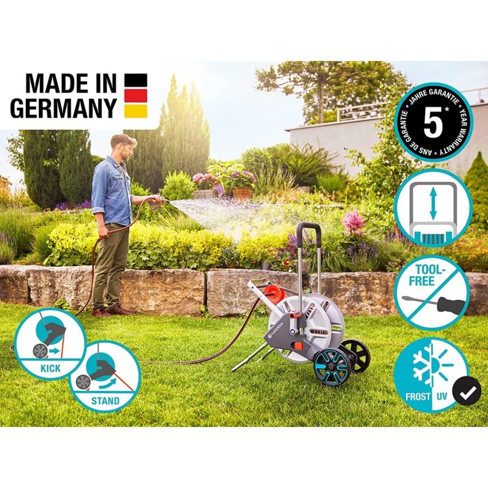 【GARDENA】 高級便利型金屬水管車Ｌ 18550-細節圖3