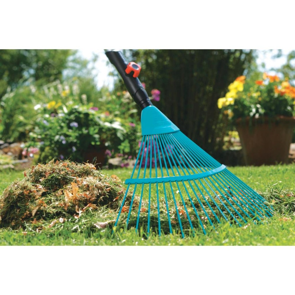 【GARDENA】 鋼耙+木製握柄130cm套裝組合 3100_3723-細節圖6