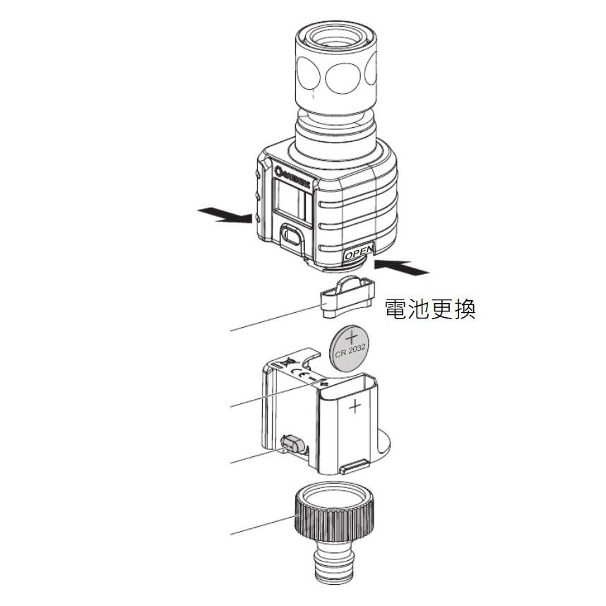 【GARDENA】 水流計量器(含接頭) 8188-細節圖6