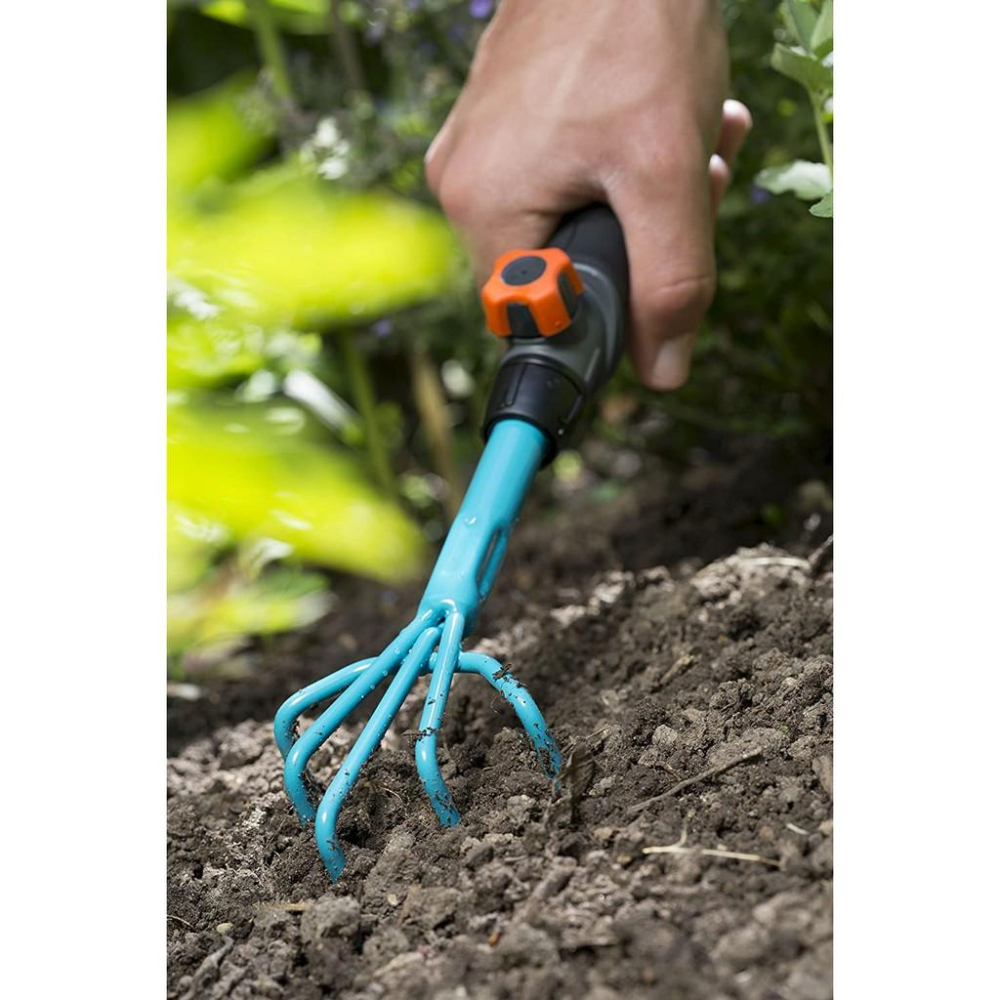 【GARDENA】 組合式細鋼五爪尖耙7cm 8923-細節圖4