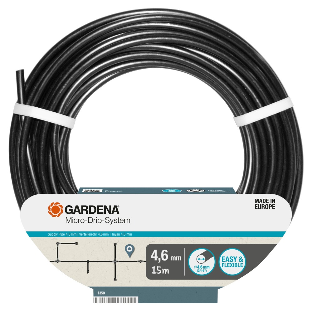 【GARDENA】 滴灌水管 4.6mmX15M 1350-細節圖2