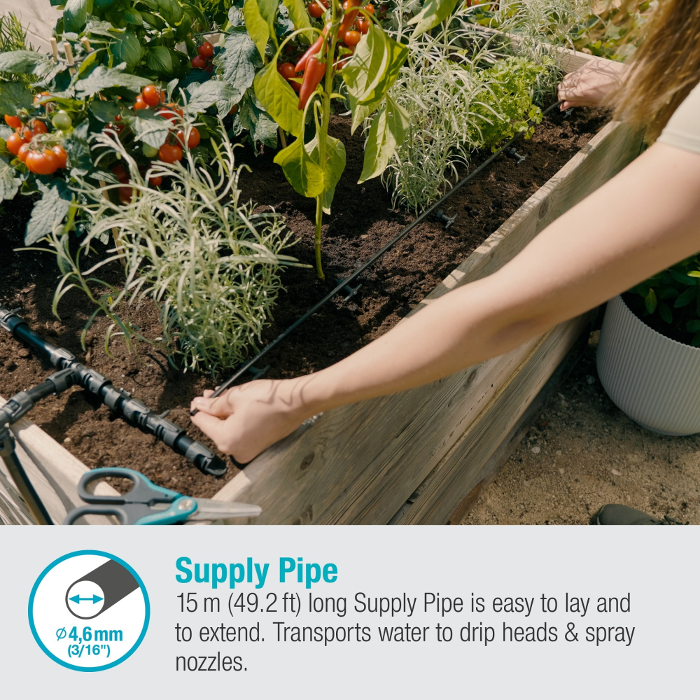 【GARDENA】 滴灌水管 4.6mmX15M 1350-細節圖5