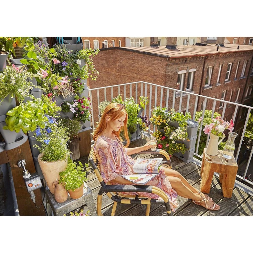 【GARDENA】 Nature Up!牆面植栽盆套組 13150-細節圖4