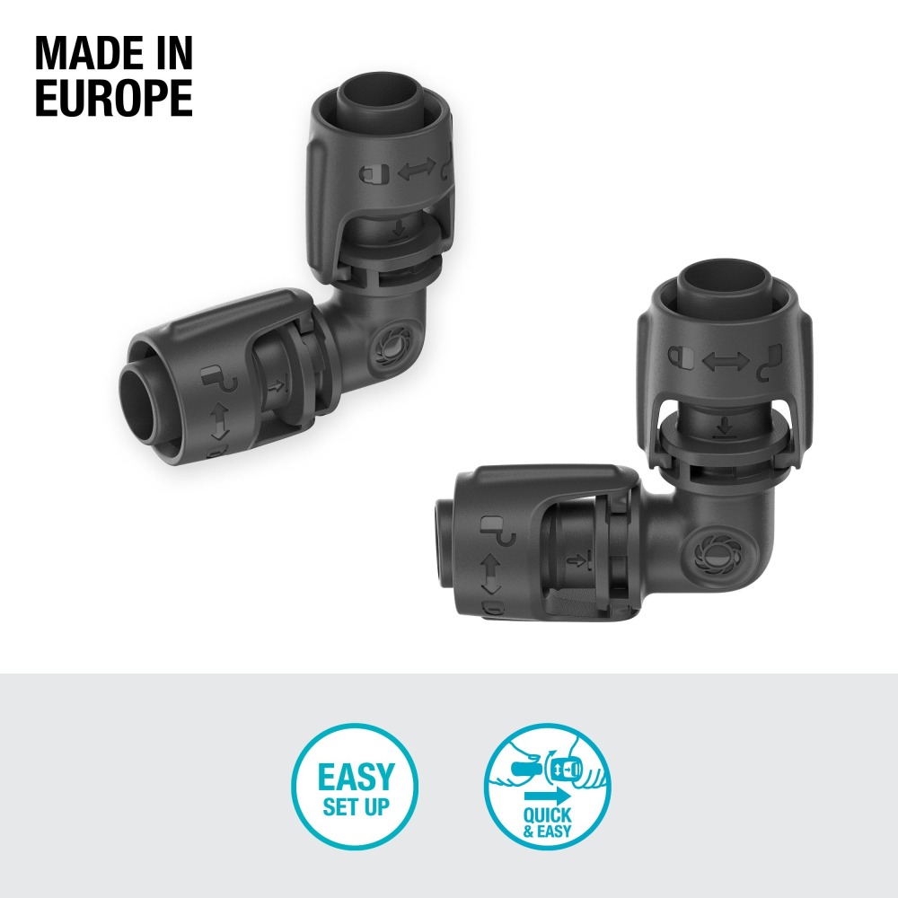 【GARDENA 景觀園藝】 L型水管連接器13mm(2入) 13202-細節圖3