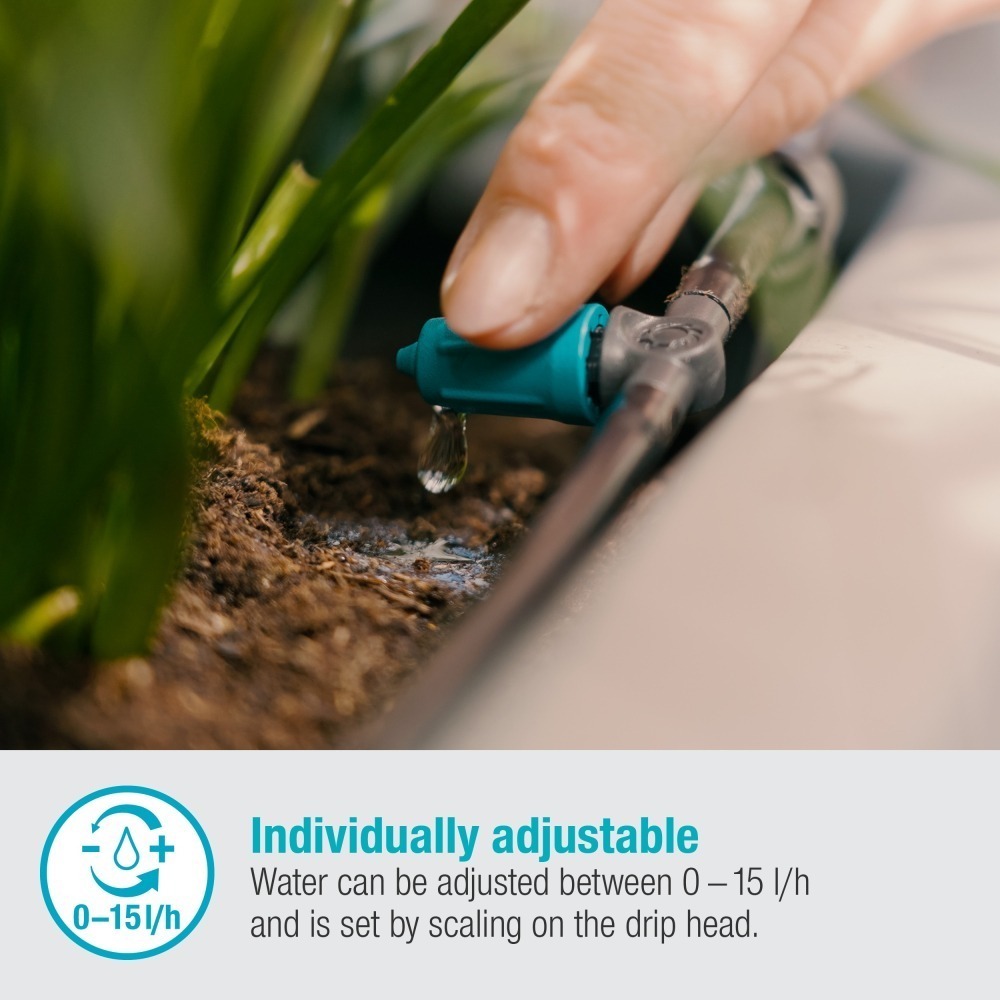 【GARDENA 景觀園藝】微調式滴水頭 (10入)(4.6mm) 13315-細節圖6