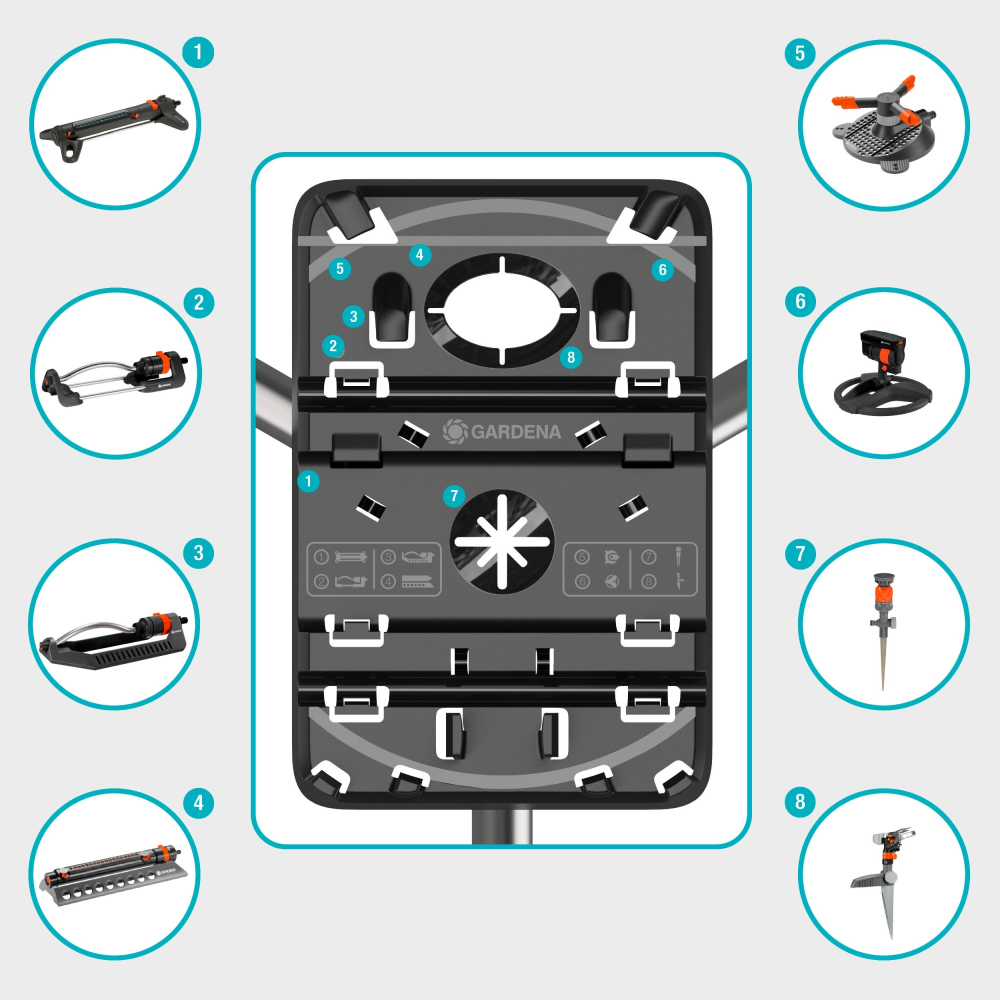 【GARDENA 景觀園藝】灑水器腳架50cm 18735-細節圖5
