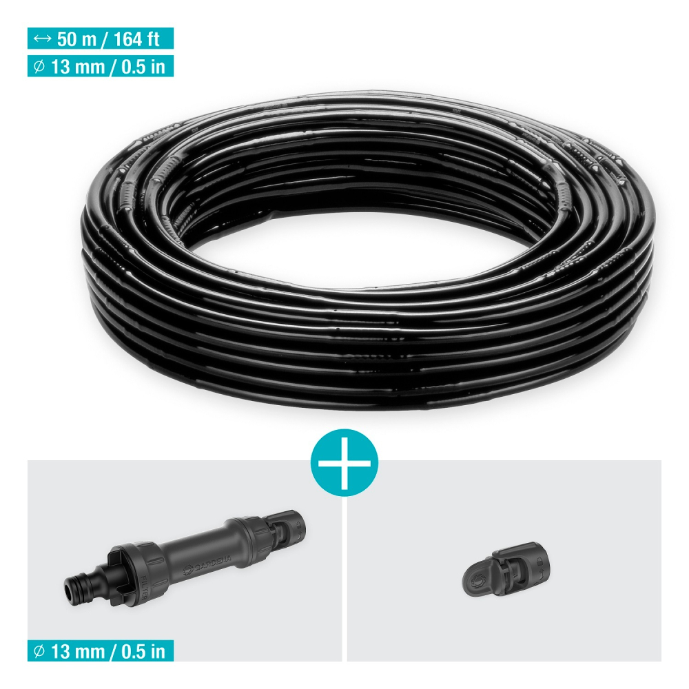 【GARDENA 景觀園藝】 微滴灌樹籬/灌木叢套件 1.6 l/h 13MM×50M 13501-細節圖2