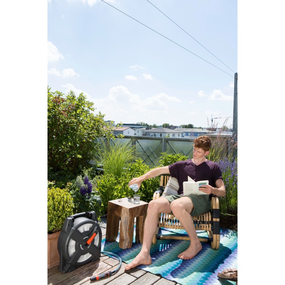 【GARDENA 景觀園藝】 陽台水管收納組 10m 18400-細節圖3