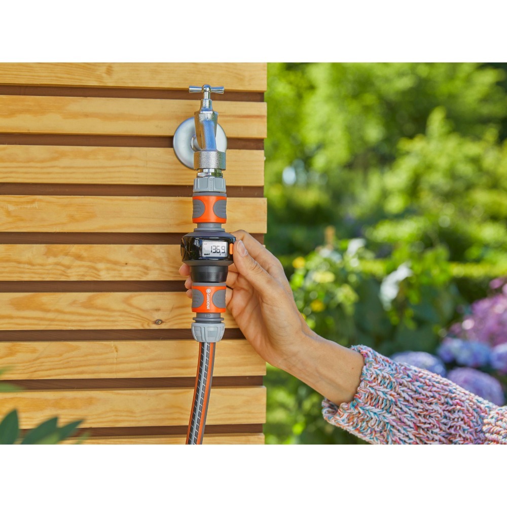 【GARDENA 景觀園藝】 水流計量器(含接頭) 18350-細節圖4