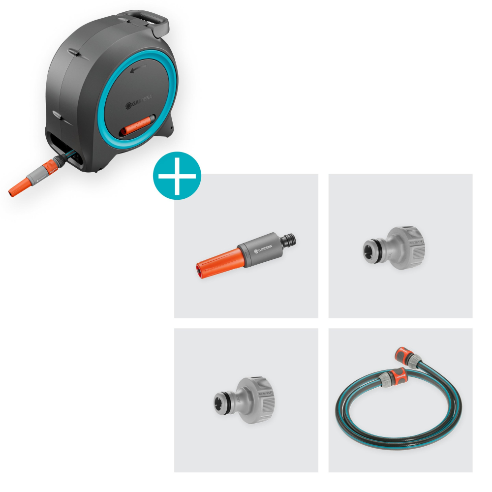 【GARDENA 景觀園藝】掛壁式水管箱組25M 18695-細節圖2