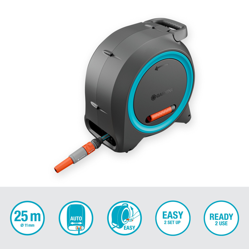 【GARDENA 景觀園藝】掛壁式水管箱組25M 18695-細節圖3