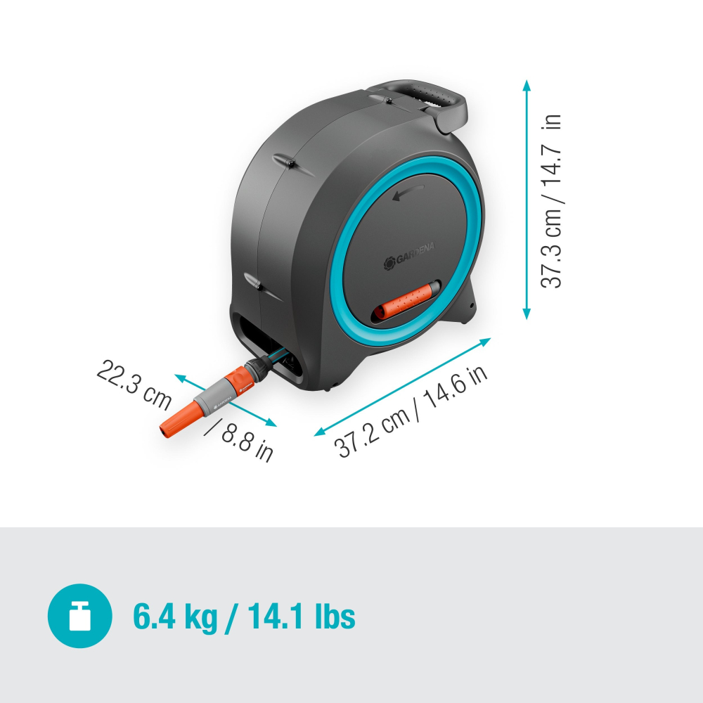 【GARDENA 景觀園藝】掛壁式水管箱組25M 18695-細節圖4