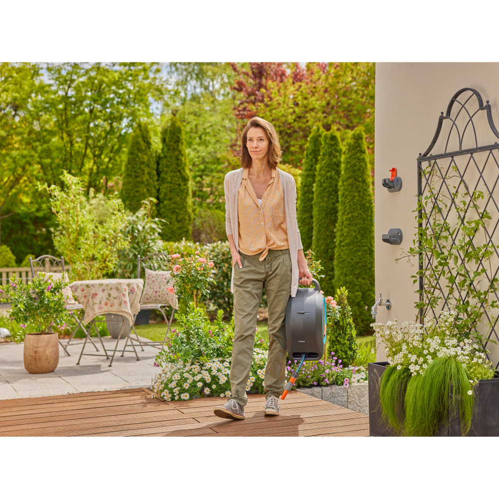 【GARDENA 景觀園藝】掛壁式水管箱組25M 18695-細節圖11