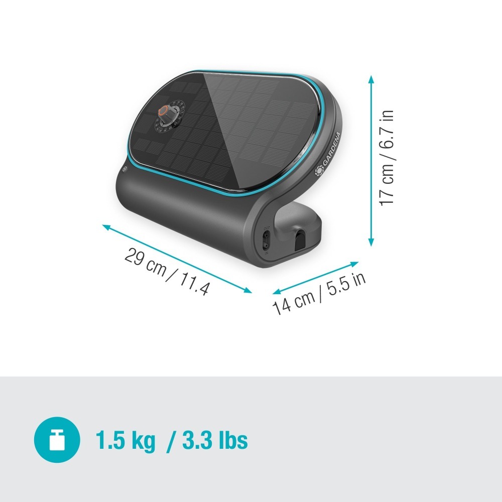 【GARDENA 景觀園藝】太陽能自動灌溉組(L) 13330-細節圖3