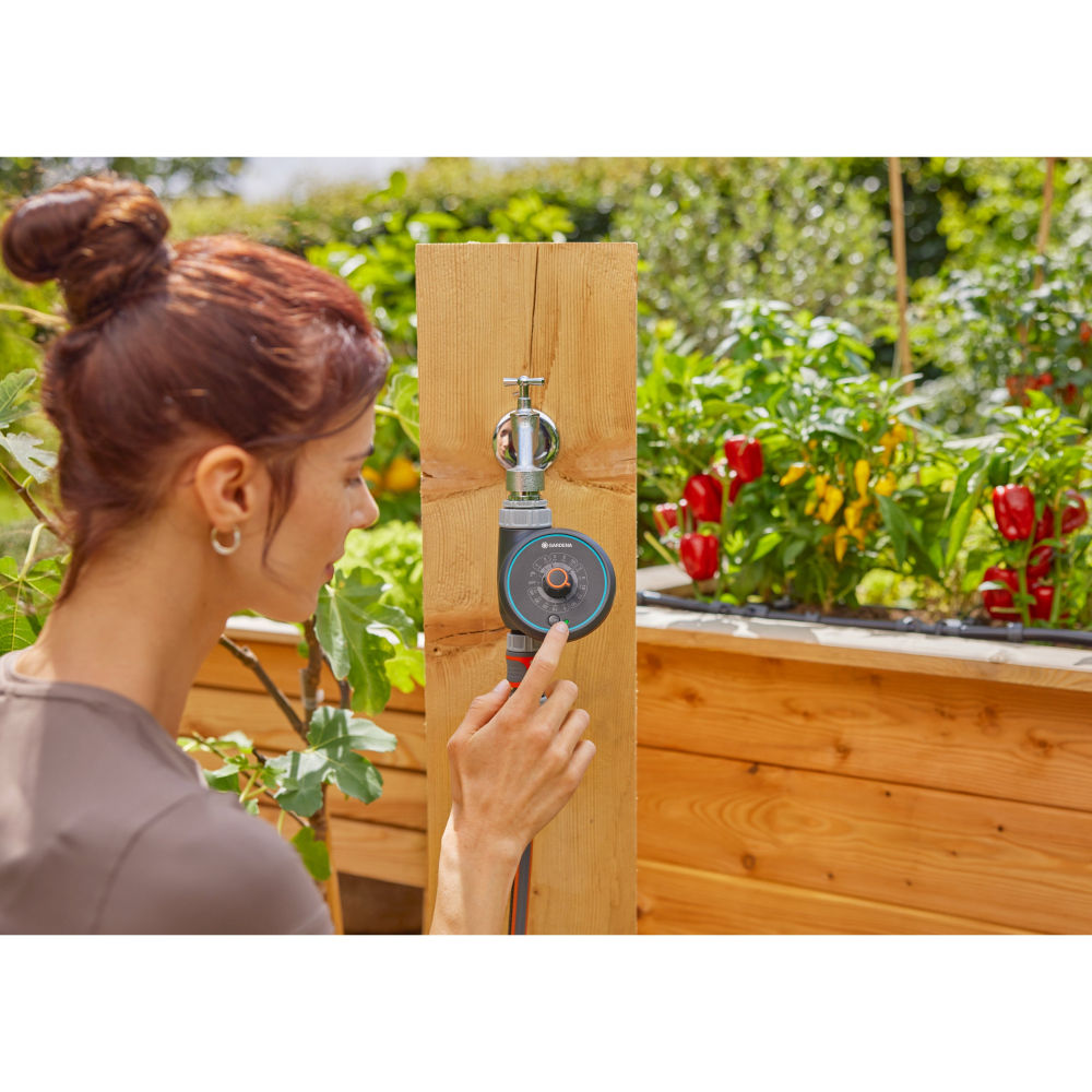 【GARDENA 景觀園藝】 基礎型控水定時器Easy 1896 “計時器 自動澆水灌溉 ”-細節圖4