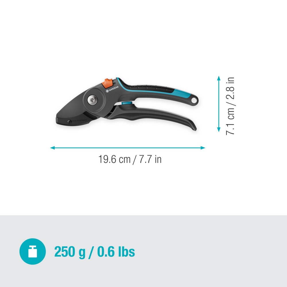 【GARDENA 景觀園藝】Dry Wood 專業修剪鋏24mm A/V 12250  “園藝”“剪刀”-細節圖3