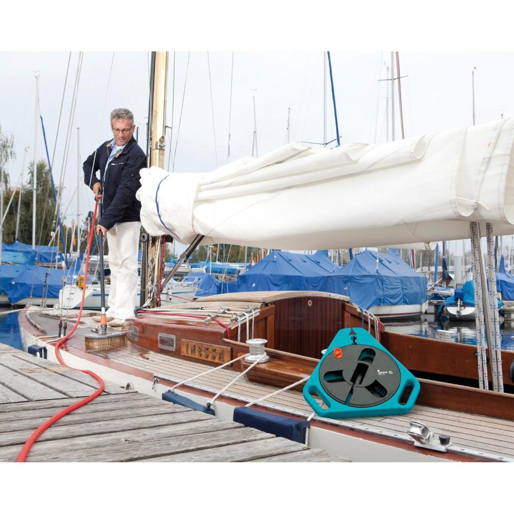 【GARDENA 景觀園藝】卡式平管捲取箱組15M 756-細節圖6