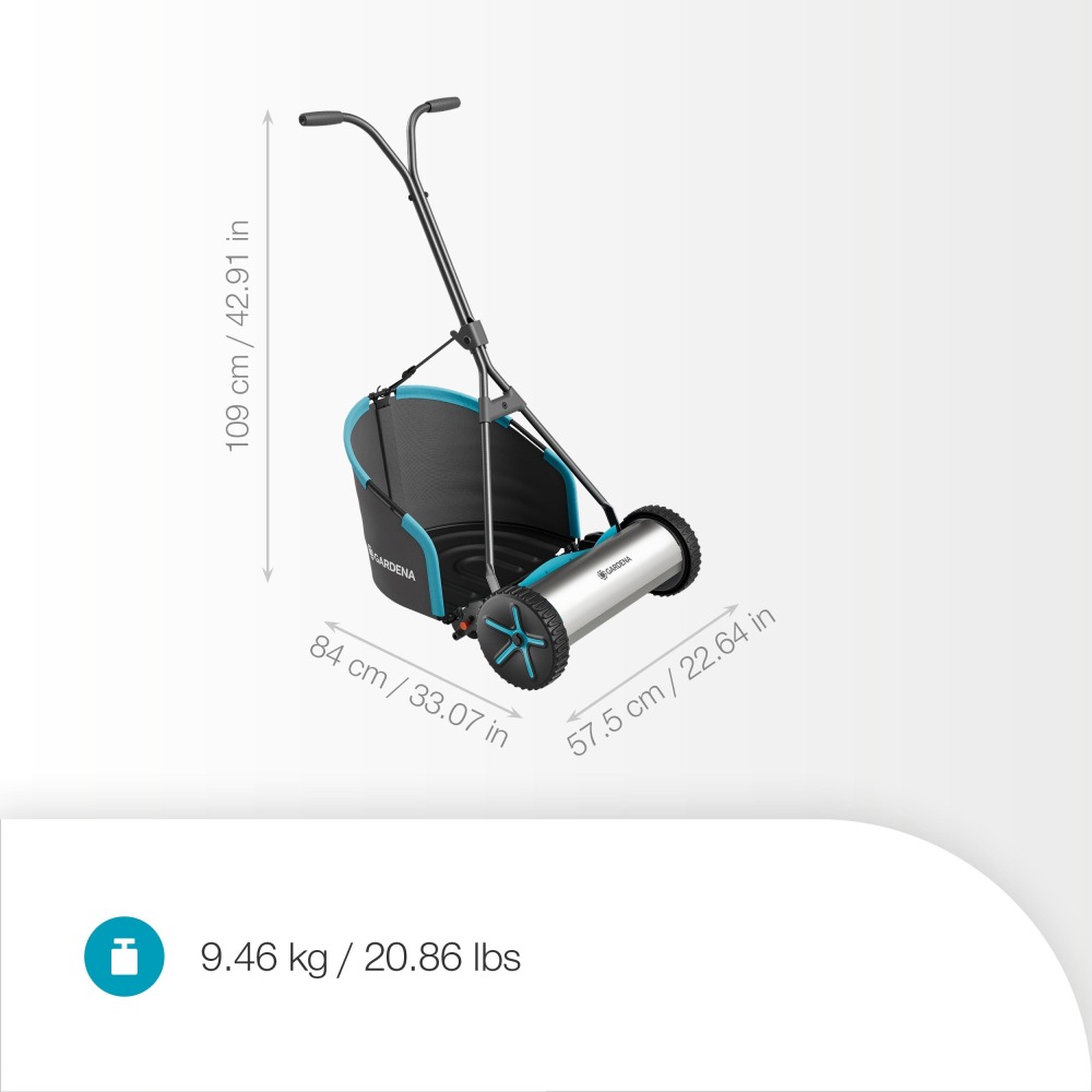 【GARDENA 景觀園藝】Plus400型手推滾刀式割草機 11765-細節圖2