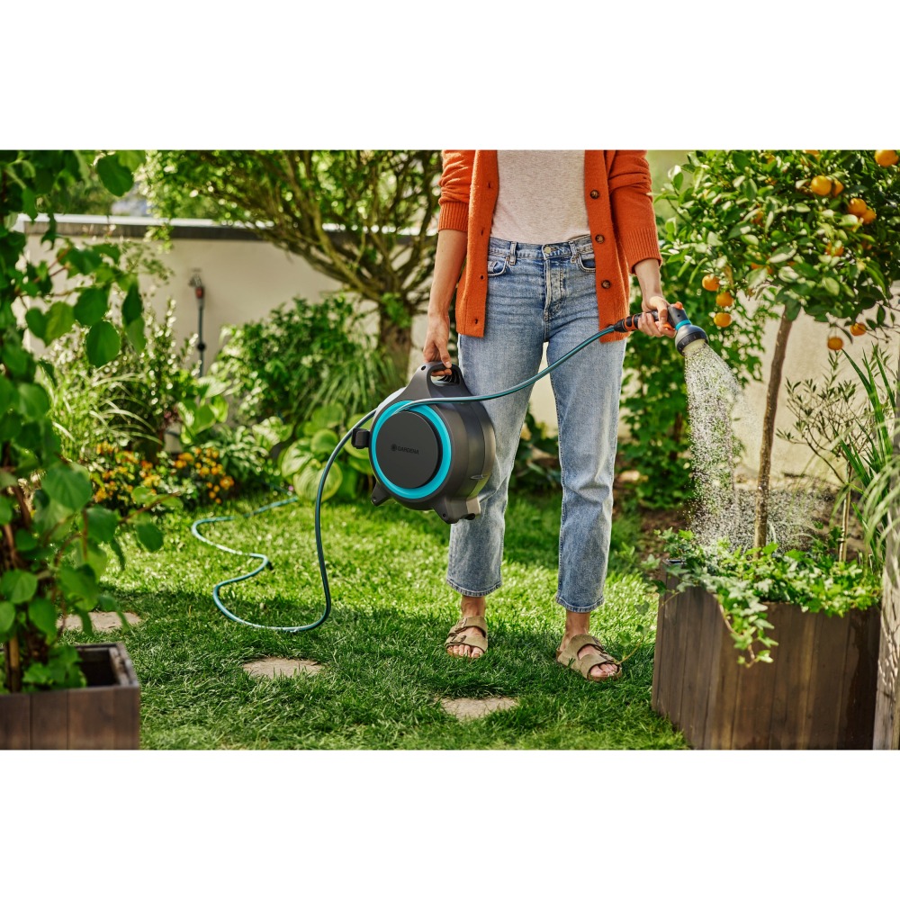 【GARDENA 景觀園藝】旅行水管自動收納組8.5mm/12.5m 18690-細節圖9