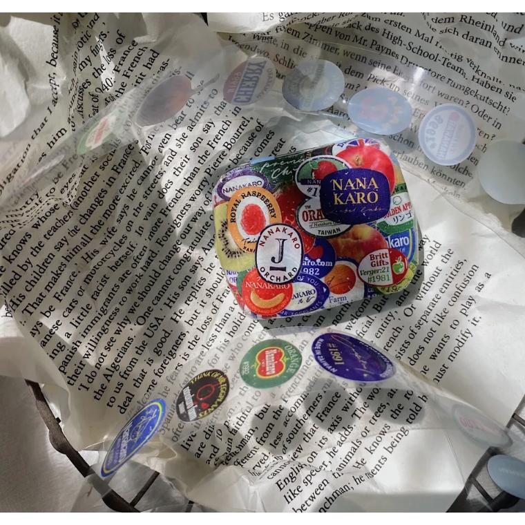 茄子先生 Fruit Labels 3cm 亮面PET膠帶 【立夏手帳生活】-細節圖7