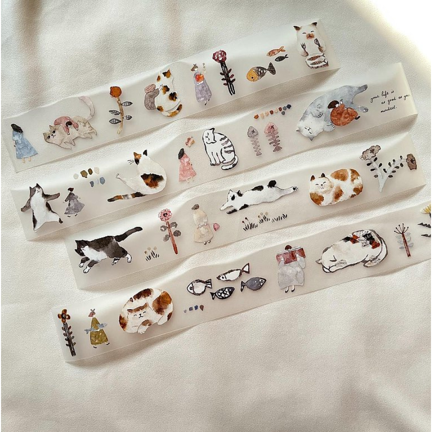 『紙膠帶分裝』 Pion mini girl/Paper/Elegant/Frame/Bloom/Cat Girl-規格圖10