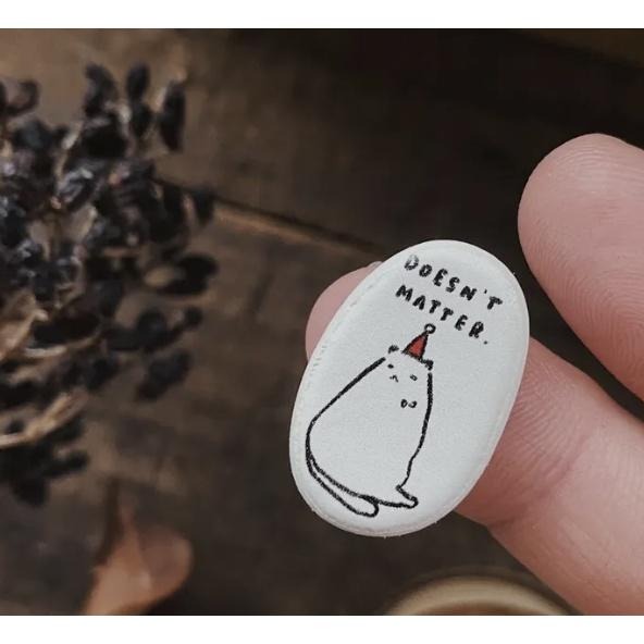 茄子先生 Mellow Kitty 泡棉貼紙【立夏手帳生活】-細節圖2