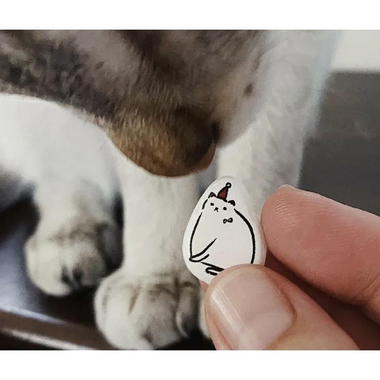 茄子先生 Mellow Kitty 泡棉貼紙【立夏手帳生活】-細節圖3