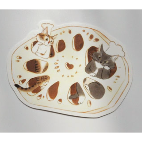 【新1款】補補貓・大衛煮愛 貓咪的異想世界 防水貼紙(大) 共12款【立夏手帳生活】-細節圖8