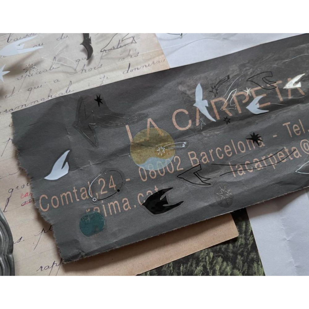 『PET膠帶分裝』 森酪梨 花見午茶/薄荷糖田野/薄暮的猫與花/鳥與星星-細節圖6