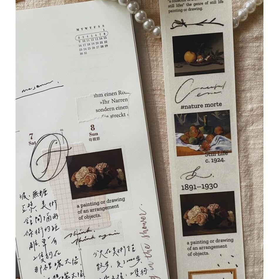 茄子先生 靜物畫 4cm 霧面PET膠帶 【立夏手帳生活】-細節圖6