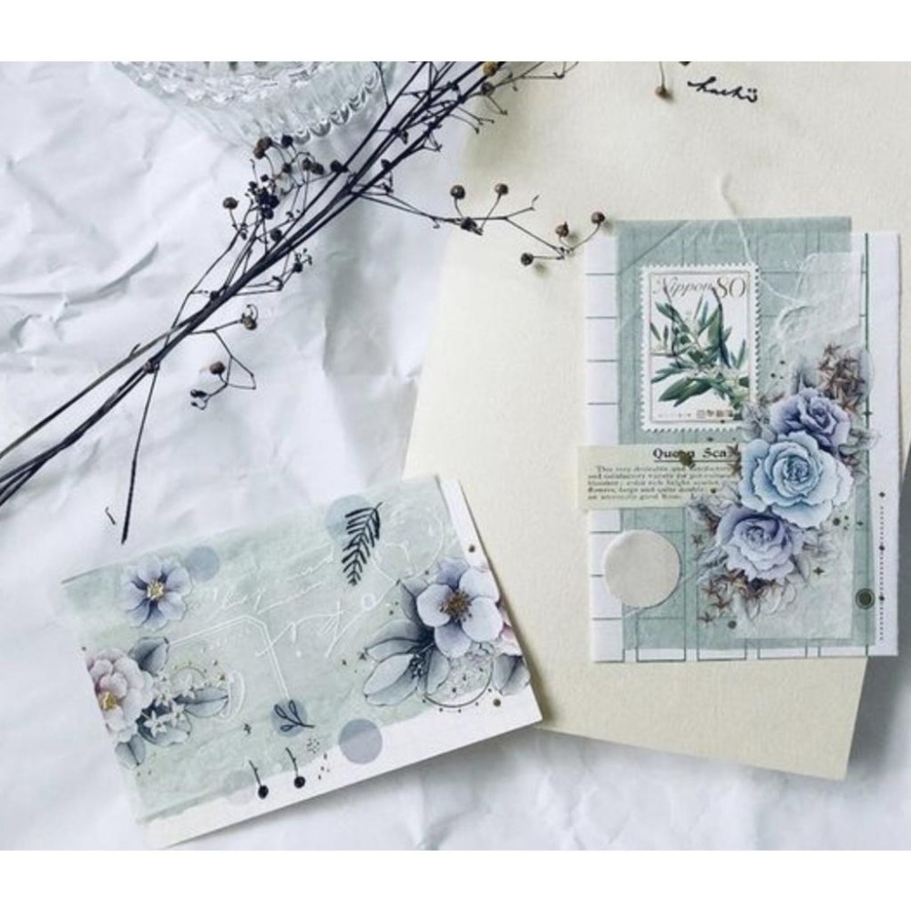 樂意 loidesign 星織 Stars and Flowers 5cm亮面燙金PET紙膠帶【立夏手帳生活】-細節圖5