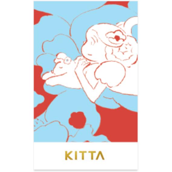 KITTA HITOTOKI 透明割型裝飾 貼紙膠帶『貓咪/夜空/花片/妖精』共4款-細節圖5