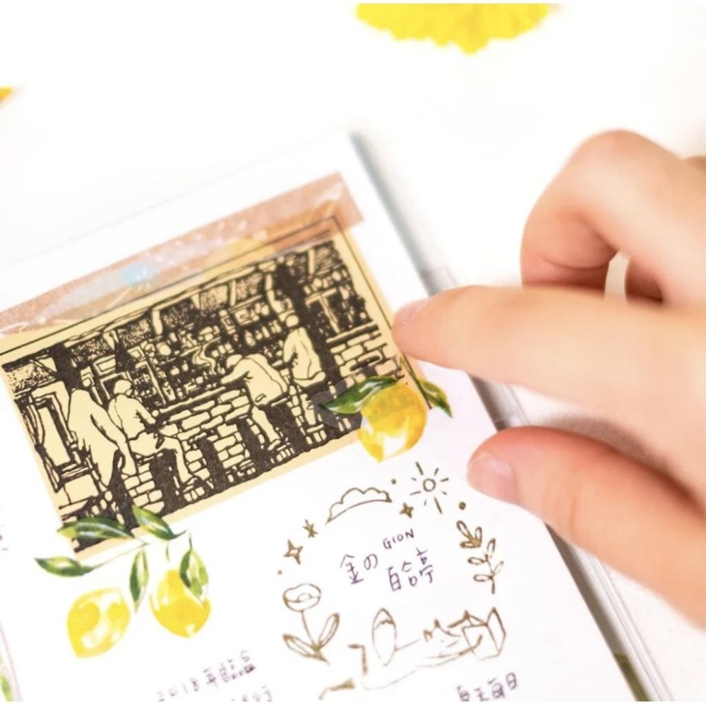 你好工作室 蜂蜜檸檬 透明割型貼紙 Honey Lemon 小狐狸 狐吉【立夏手帳生活】-細節圖3
