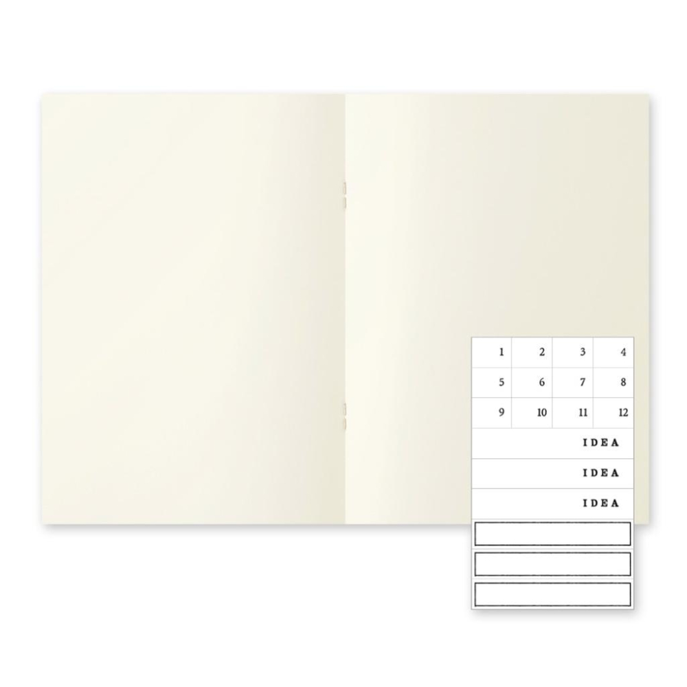 MIDORI MD Notebook 輕量筆記本 A5尺寸 「空白/方格/橫線」『無罫/方眼罫/横罫』【立夏手帳生活】-細節圖5