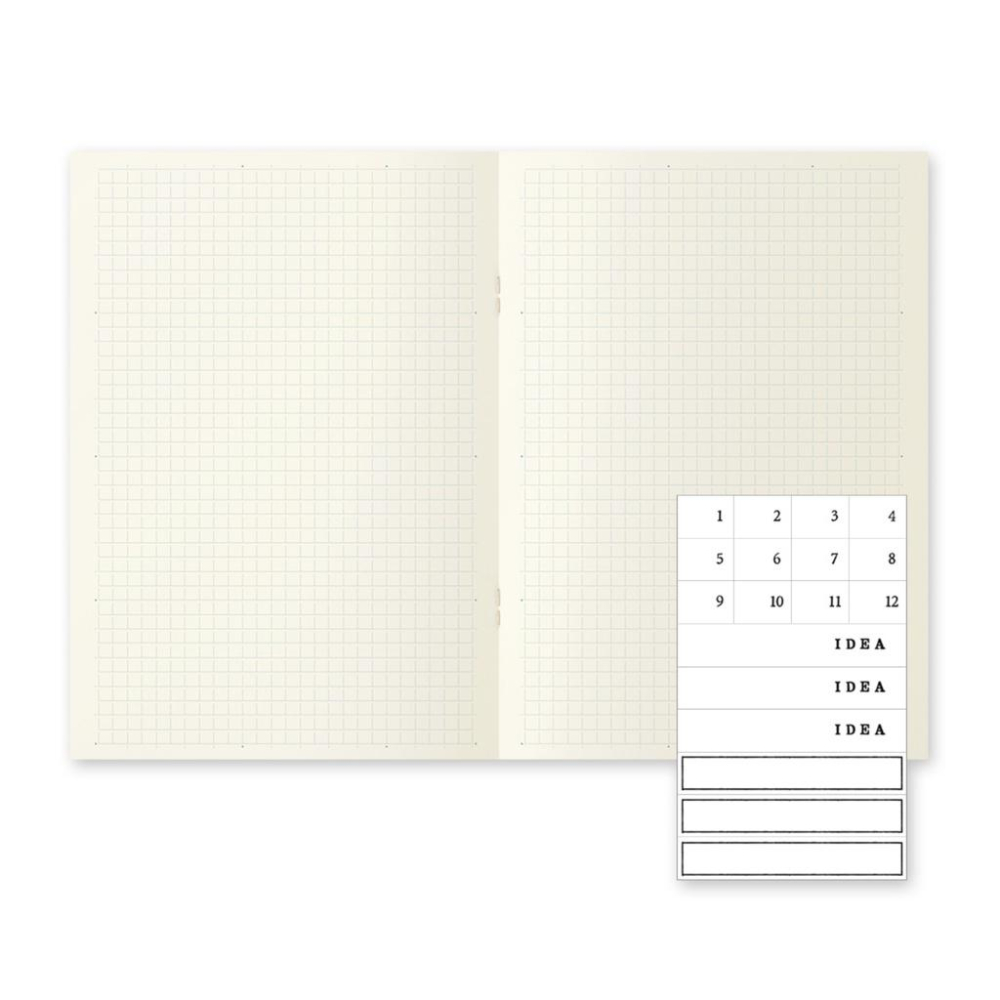 MIDORI MD Notebook 輕量筆記本 A5尺寸 「空白/方格/橫線」『無罫/方眼罫/横罫』【立夏手帳生活】-細節圖6