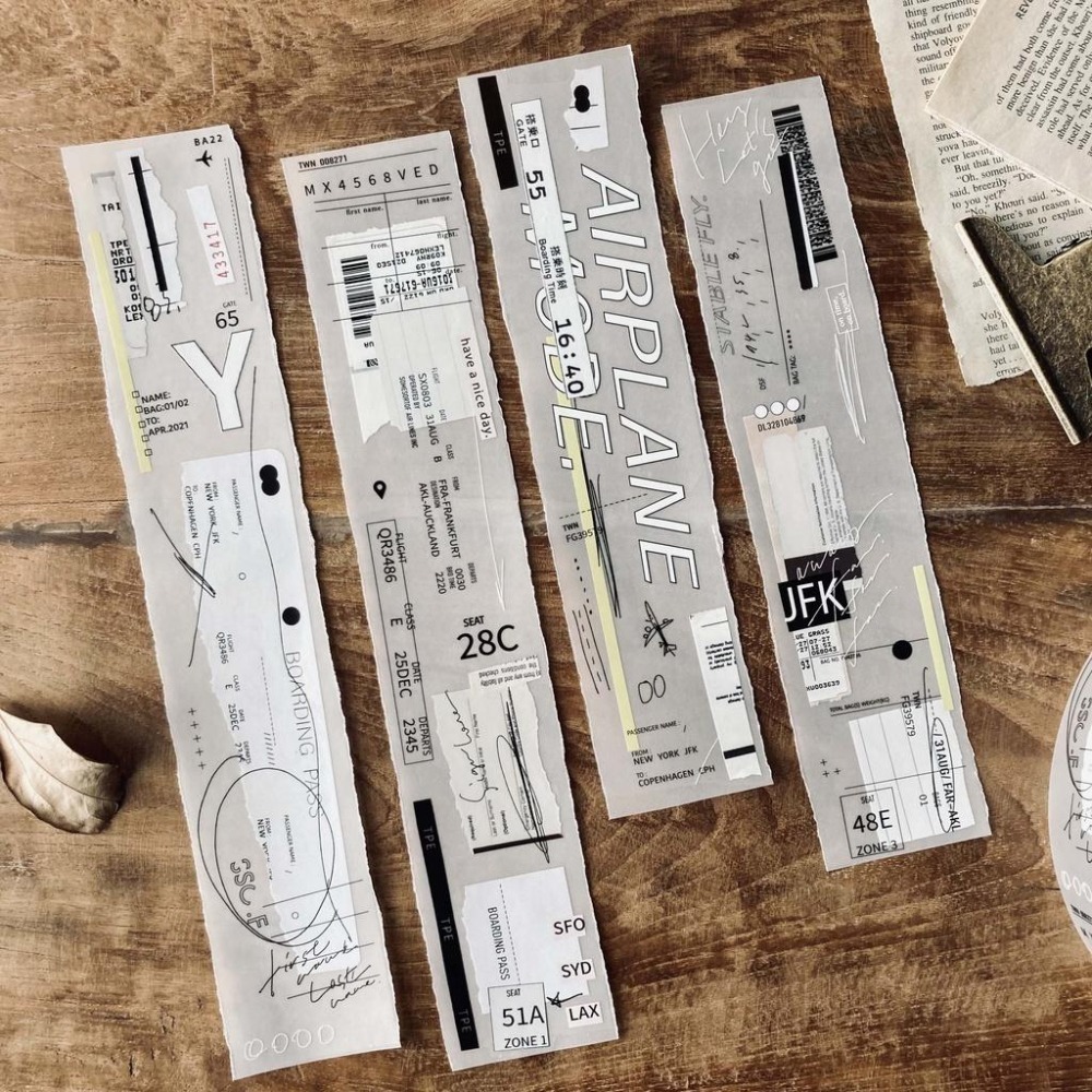 羊君 Airplane mode. 5cm霧面PET膠帶【立夏手帳生活】-細節圖3