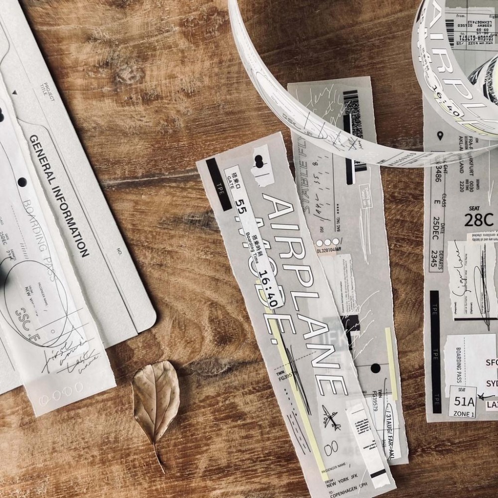 羊君 Airplane mode. 5cm霧面PET膠帶【立夏手帳生活】-細節圖5