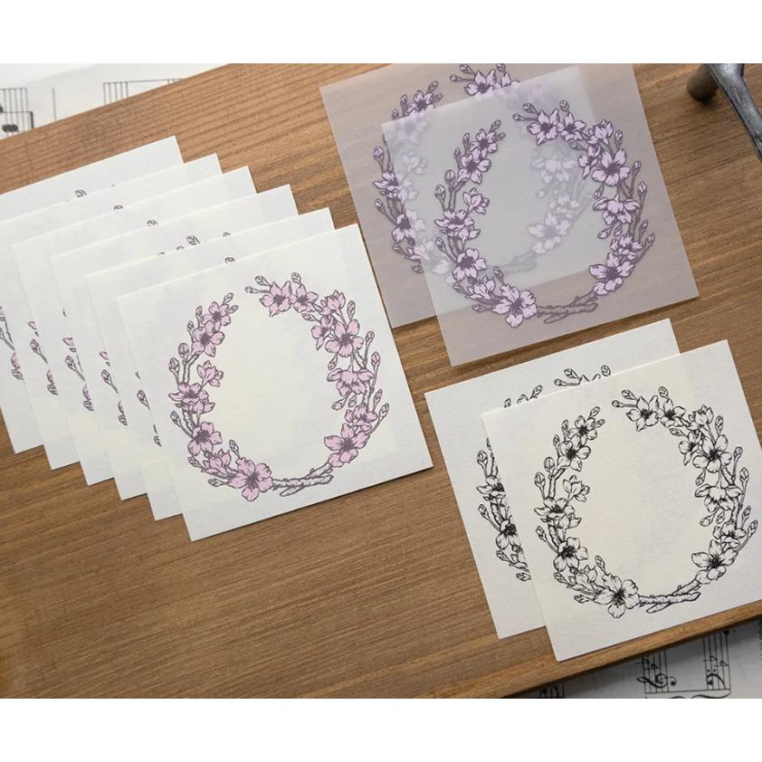 樂意 loidesign『花果圈』Flower and Fruit Wreath 便簽紙【立夏手帳生活】-細節圖4