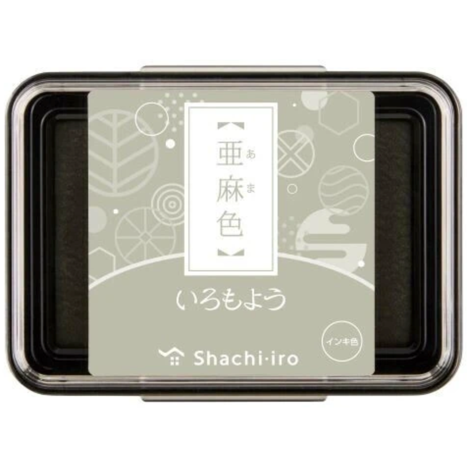 【新5色】Shachihata寫吉達 傳統色 いろもよう『原版尺寸』油性印台 共34色【立夏手帳生活】-細節圖3