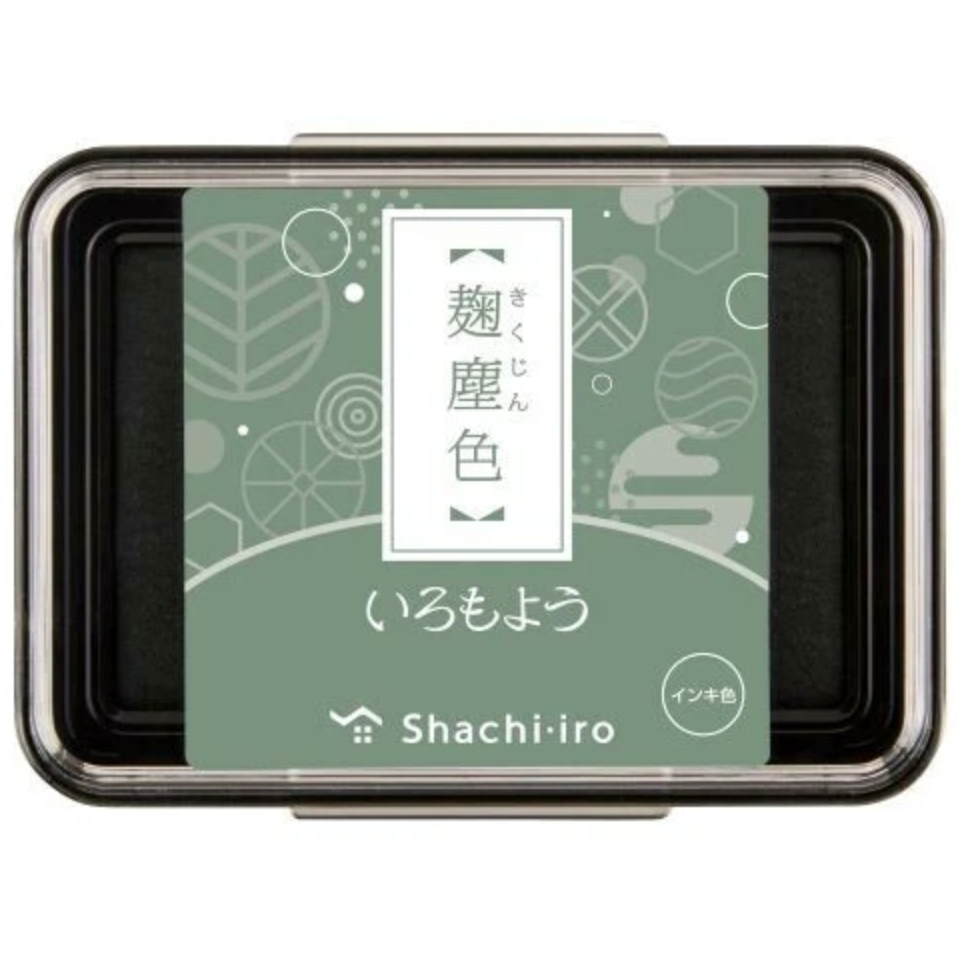 【新5色】Shachihata寫吉達 傳統色 いろもよう『原版尺寸』油性印台 共34色【立夏手帳生活】-細節圖4