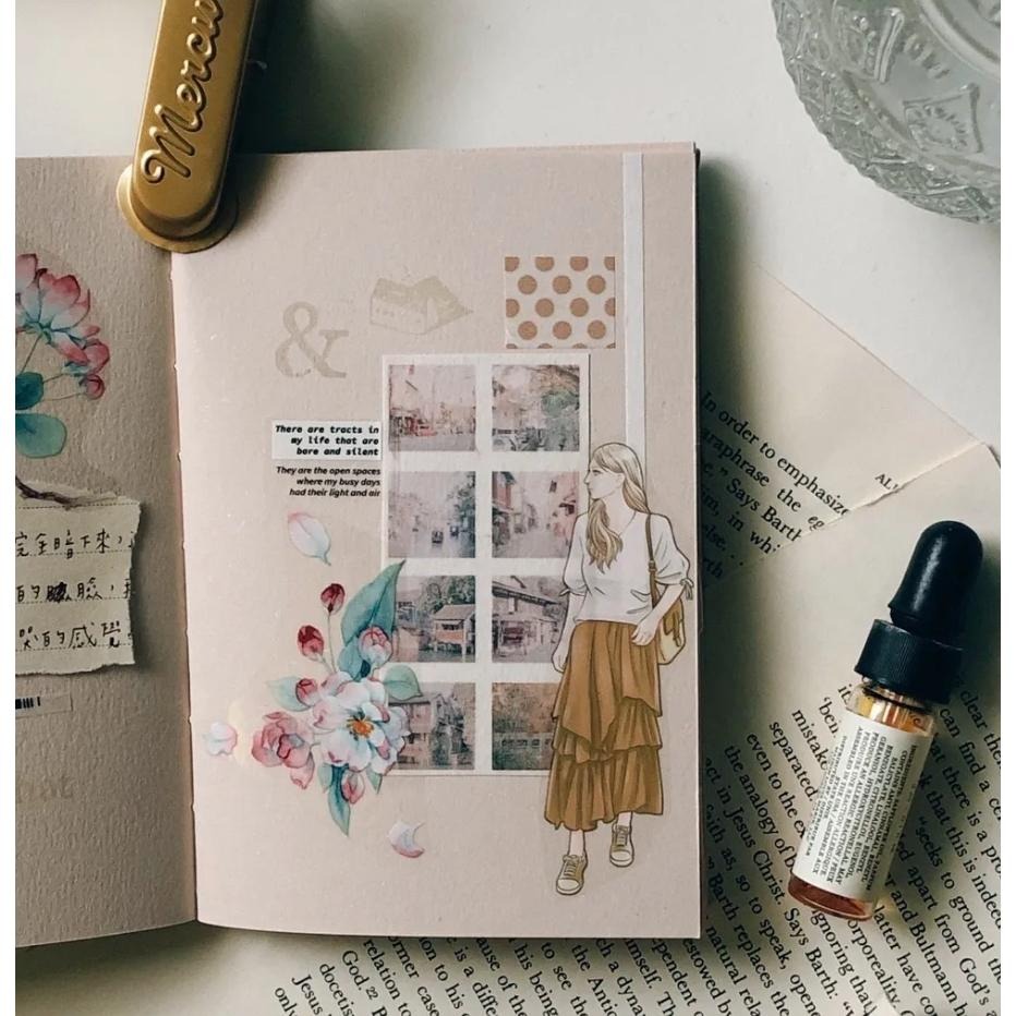 樂意 loidesign 出差少女 Business Trip 亮面PET紙膠帶【立夏手帳生活】-細節圖4