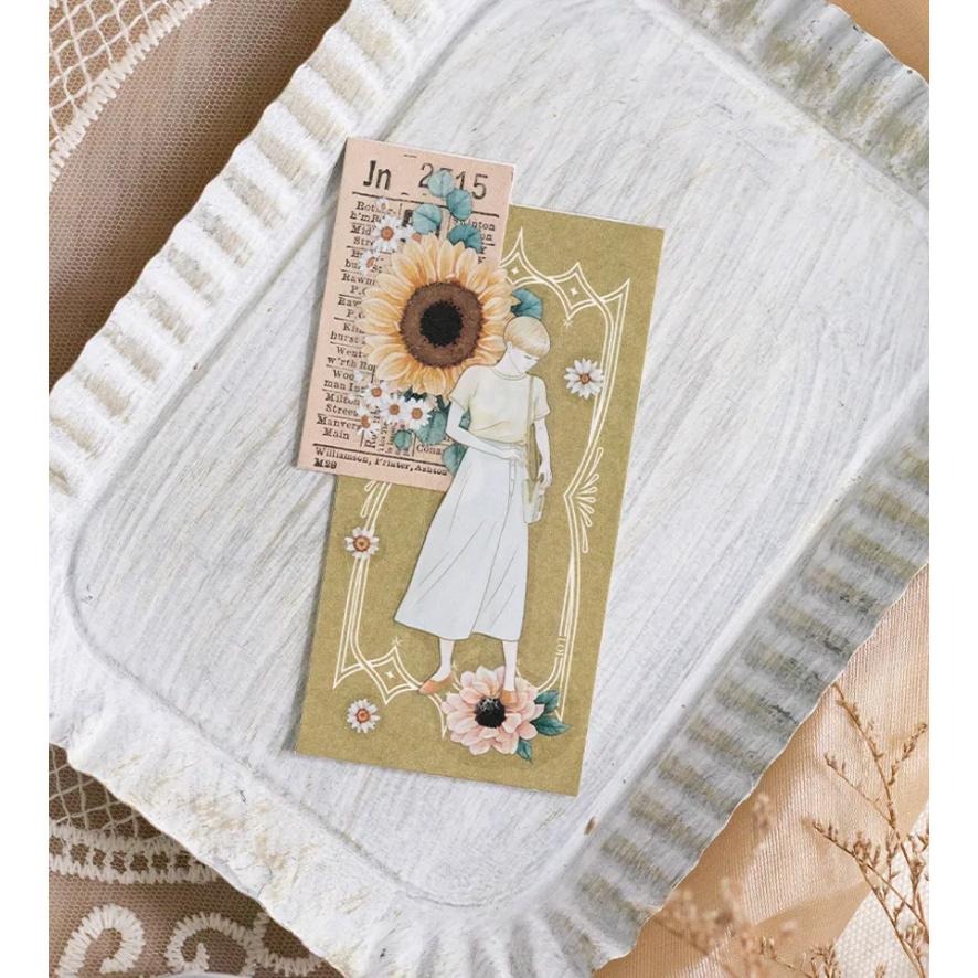 樂意 loidesign 出差少女 Business Trip 亮面PET紙膠帶【立夏手帳生活】-細節圖5