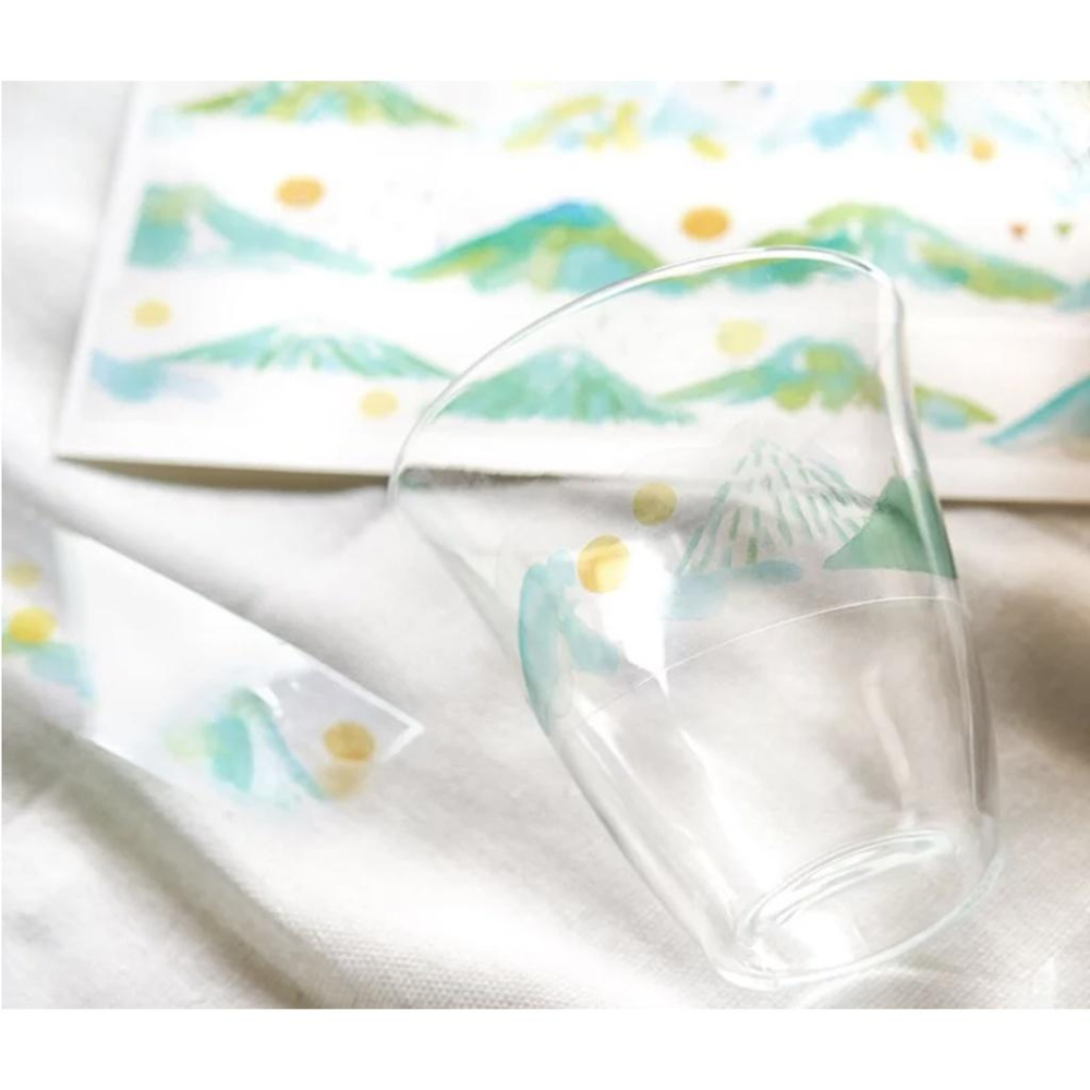 你好工作室 綿延小山丘 3.5cm 透明PET膠帶 小狐狸 狐吉【立夏手帳生活】-細節圖2