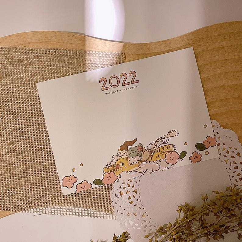 山泥泥yamadoro Hu Lai Fu 虎來福 明信片【立夏手帳生活】-細節圖2