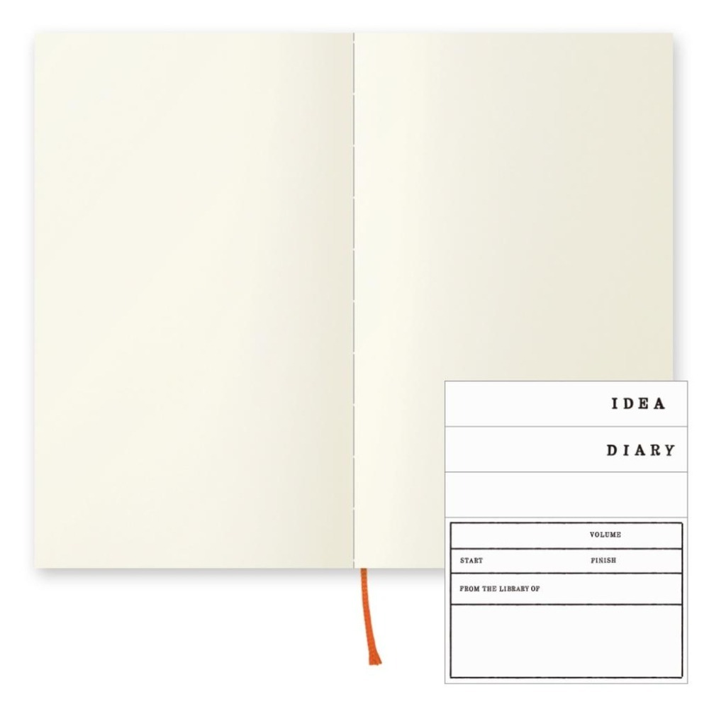 MIDORI MD Notebook 筆記本 新書尺寸 「空白/方格/橫線」『無罫/方眼罫/横罫』【立夏手帳生活】-細節圖6